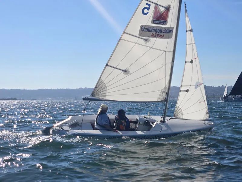 Challenged Sailors boat on San Diego Bay